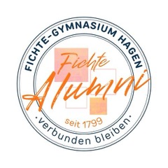 Alumni-Logo im Stempel-Design