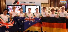 Das Team Aurora bei den World Finals Malaysia 2017 in Kuala Lumpur