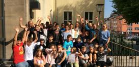 Die Gewinner des diesjährigen Wanderpokals der Stadtbücherei - die Klasse 6c