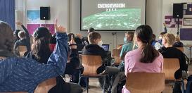 In der Aula des Fichte-Gymnasiums stand die Energieversorgung der Zukunft für Klassen 5 und 6 auf der Tagesordnung.