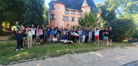 Die Teilnehmer:innen des Sommerferiencamps