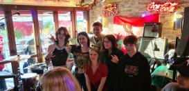 The Nastys bei ihrem Auftritt in der Bar "Die Rose".