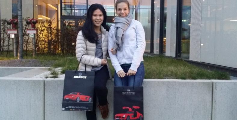 AnJing Xu und Tonia Maricic