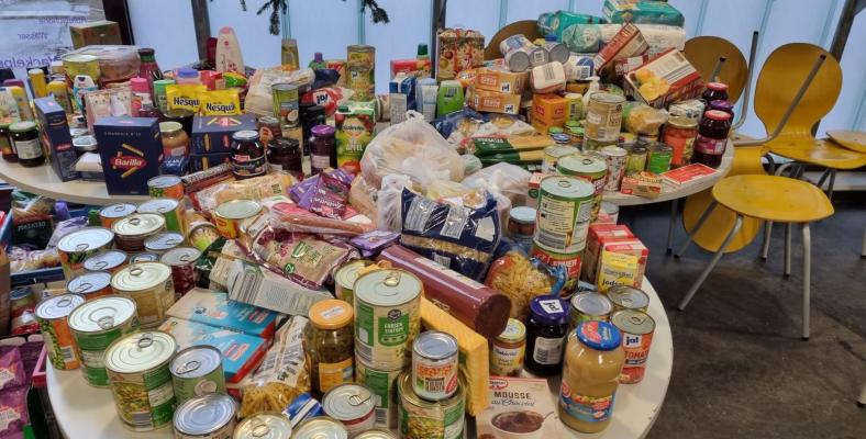 Auch zu Weihnachten 2023 führte die Schulgemeinschaft des Fichte-Gymnasiums eine Spendenaktion zugunsten der Hagener Tafel durch.