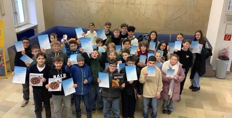 An der Wettbewerbsrunde zum Heureka-Wettbewerb haben insgesamt 37 Schülerinnen und Schüler der Klassenstufen 5 bis 8 teilgenommen.