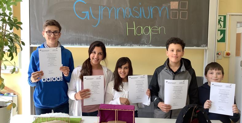 Tristan, Selem, Sektou, Mohamed und Domenico (Klassen 5-9)