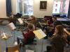 Orchesterprobe im Musikraum