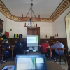 Theorie-Einheit im Uta-Zimmer der Burg