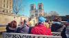 Im bateau-mouche auf der Seine vor Notre-Dame.